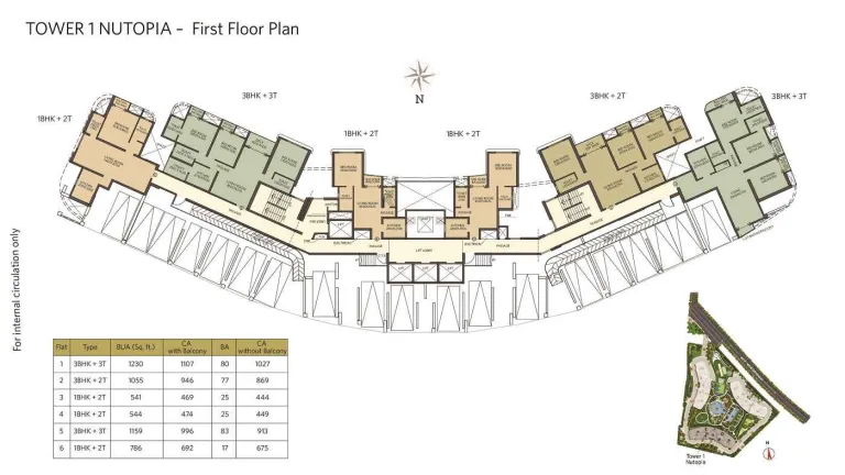 3 BHK Floor Plan