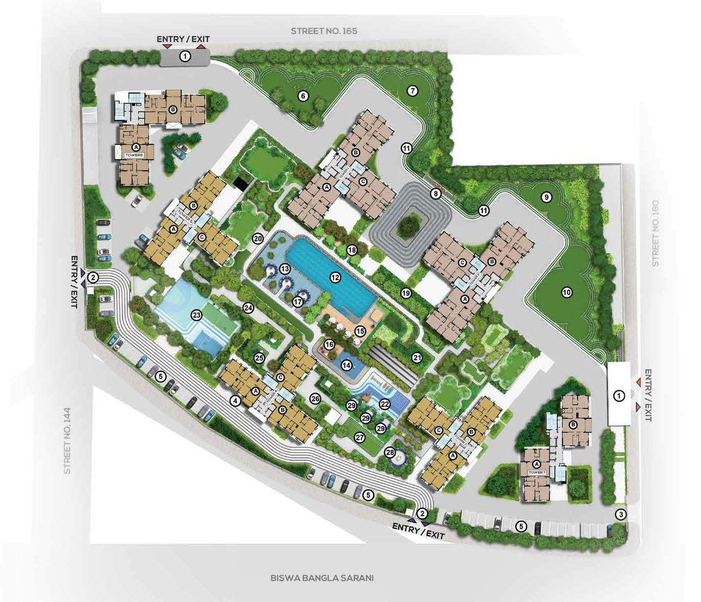 3 BHK Floor Plan